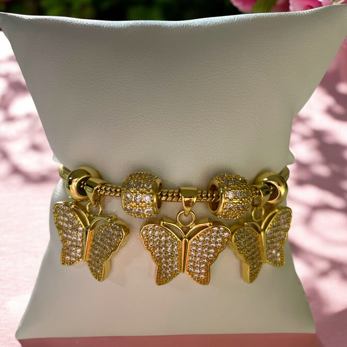 Butterfly Charm Bracelet