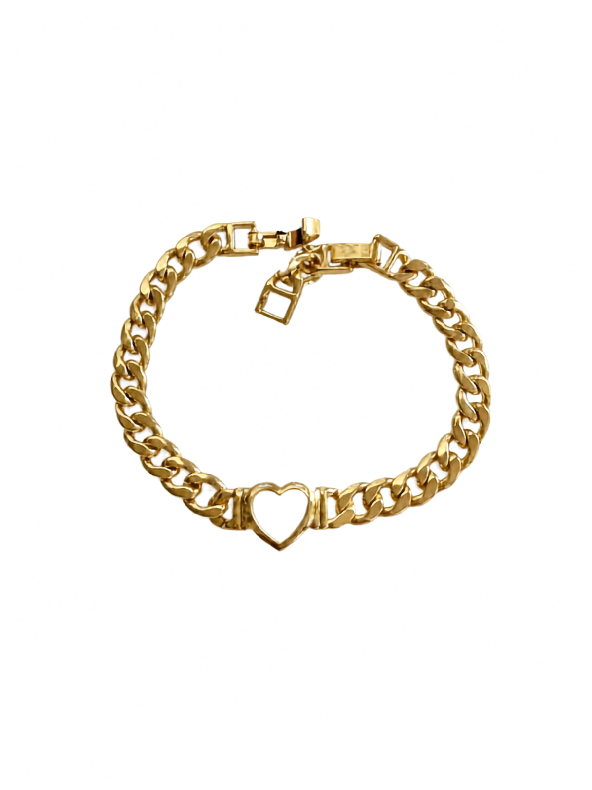 Pretty Heart Chain Bracelet