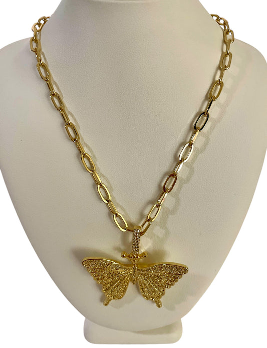 Italia Forzatina Butterfly Necklace