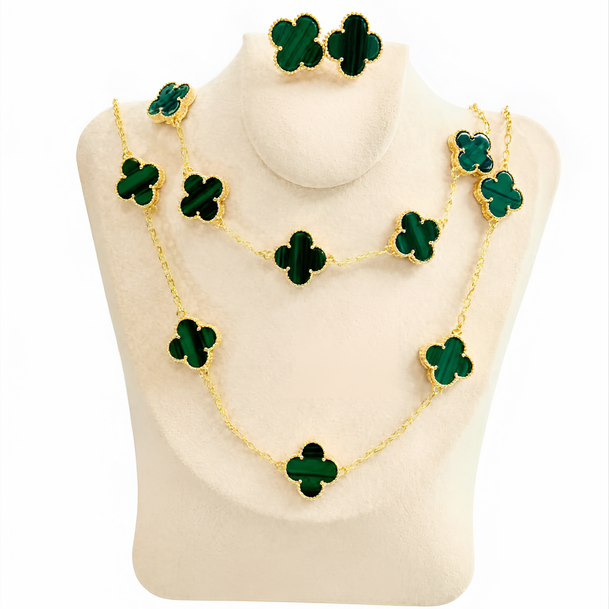 Dark Green-Clover Set