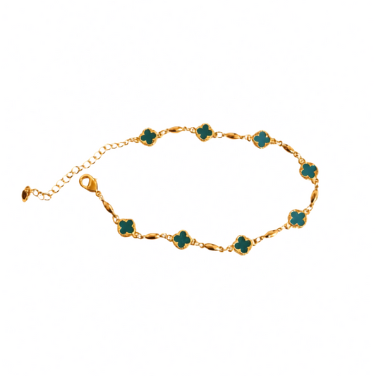 Ankle Green Bracelet
