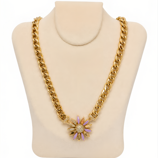 Flower Charm Necklace